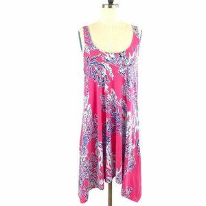 Lilly Pulitzer Pink Blue Coral Monterey Dress